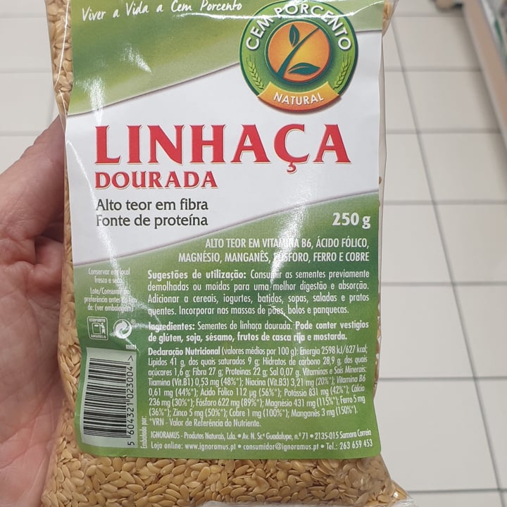 review photo of Cem Porcento Natural linhaça castanha shared by @pmaa on 15 May 2022 - review