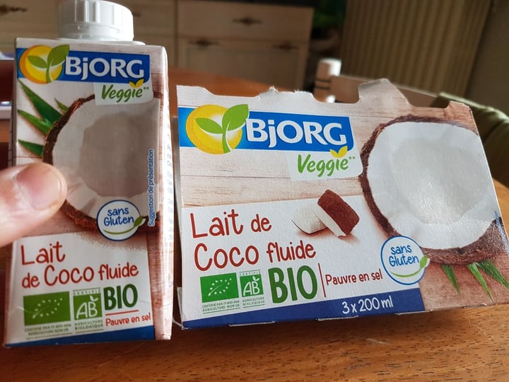 photo of Bjorg Lait De Coco Fluide shared by @messagerlucie on  11 Mar 2020 - review