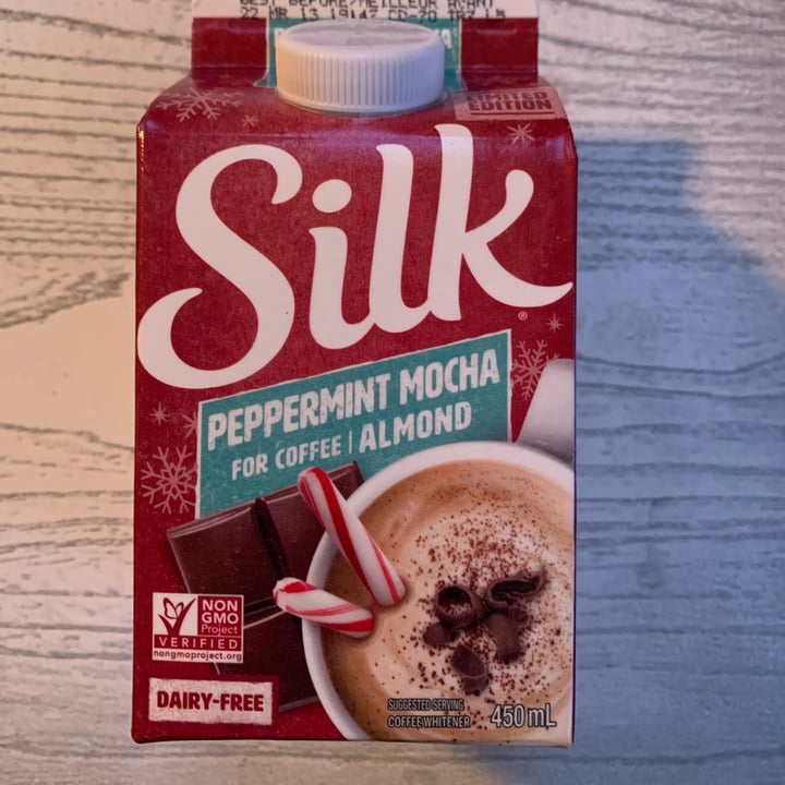 photo of Silk peppermint mocha for coffee shared by @stefjet on  04 Jan 2022 - review
