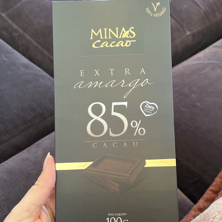 photo of minas cacau Chocolate 85% Cacau Extra Amargo shared by @melmicheletti on  20 May 2022 - review