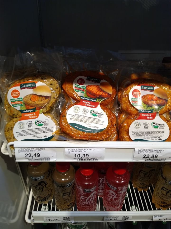 review photo of Samurai Organic Foods Soja burguer shared by @cisneirosbi on 10 Jul 2019 - review
