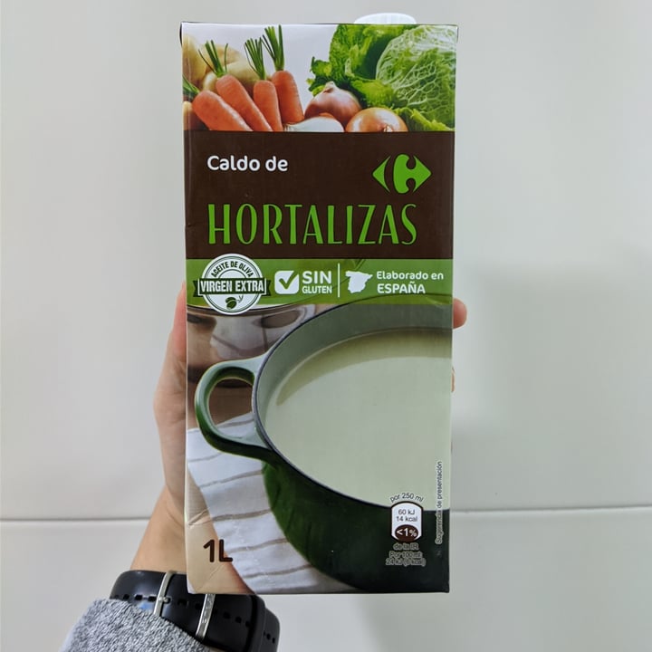 photo of Carrefour Caldo de hortalizas shared by @lauritavegan on  05 Feb 2022 - review