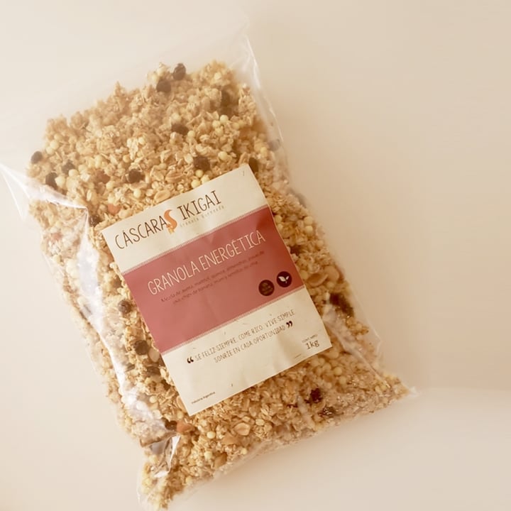 photo of cascaras ikigai granola Energetica shared by @antoaccorinti on  10 May 2022 - review