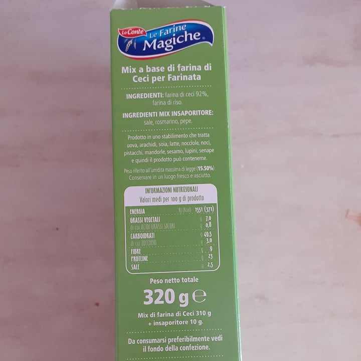 review photo of Le Farine Magiche Farina Di Ceci shared by @carmenveg on 02 May 2022 - review