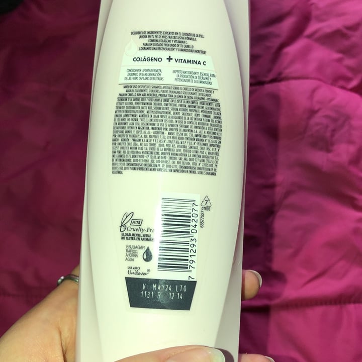 review photo of Sedal Bomba de Nutricion Tratamiento Acondicionador shared by @giulierba on 12 Oct 2021 - review