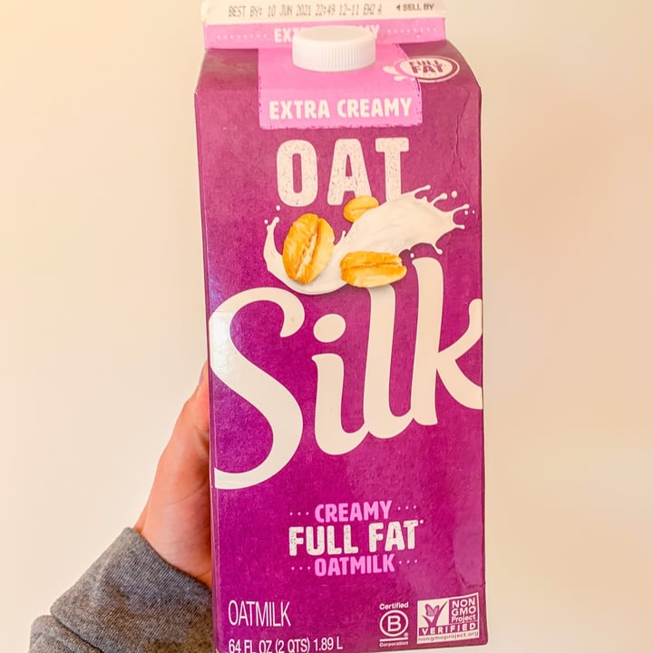 photo of Silk Extra creamy full fat oat milk shared by @jordaneatsplants on  26 May 2021 - review