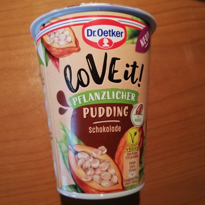 photo of Dr. Oetker Love It! Pflanzlicher Chocolate Pudding shared by @tihcrown on  17 Mar 2021 - review