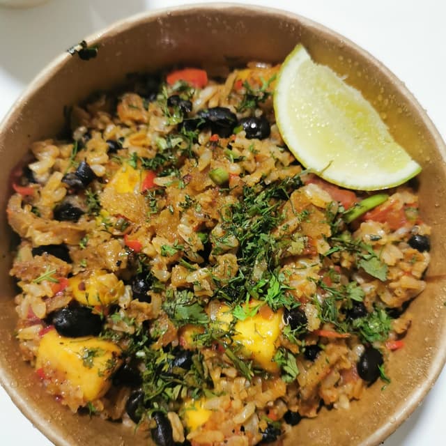 Foto do prato “Arroz criollo”