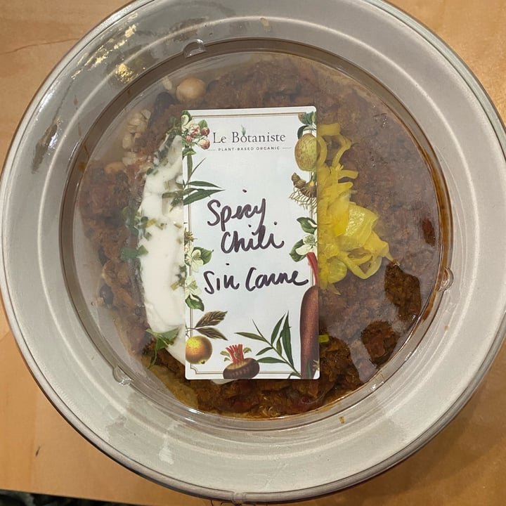 photo of Le Botaniste Spicy Chili Con sarne shared by @janetisvegan on  18 Mar 2021 - review
