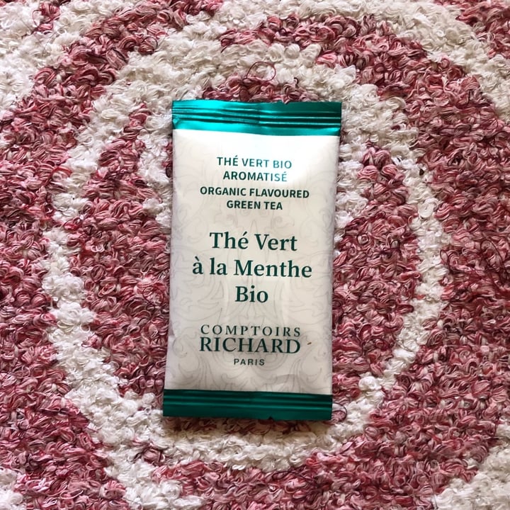 review photo of Comptoirs Richard Thé Vert à la Menthe Bio shared by @silviaci on 26 Jul 2022 - review
