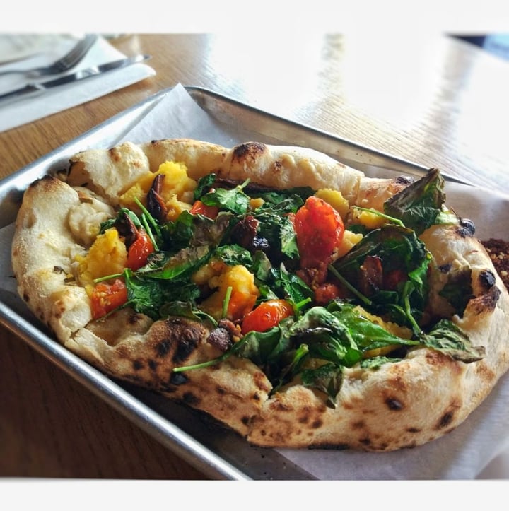 photo of Double Zero Breakfast pizza shared by @vagrantvegan on  09 Mar 2019 - review