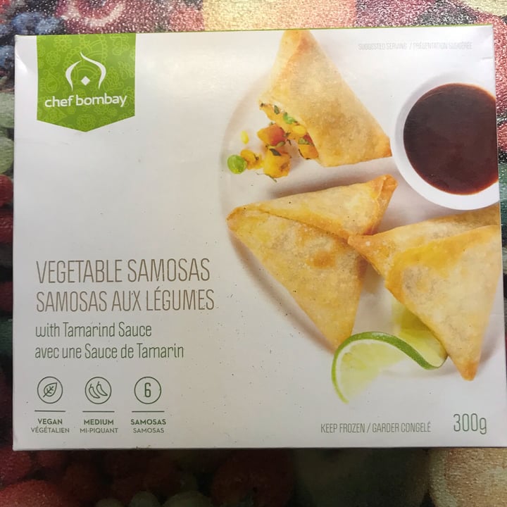 review photo of chef bombay Vegetable Samosas shared by @egmel on 09 Aug 2019 - review