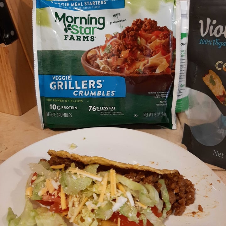 photo of MorningStar Farms Grillers Crumbles shared by @jessicaleyna on  27 May 2022 - review