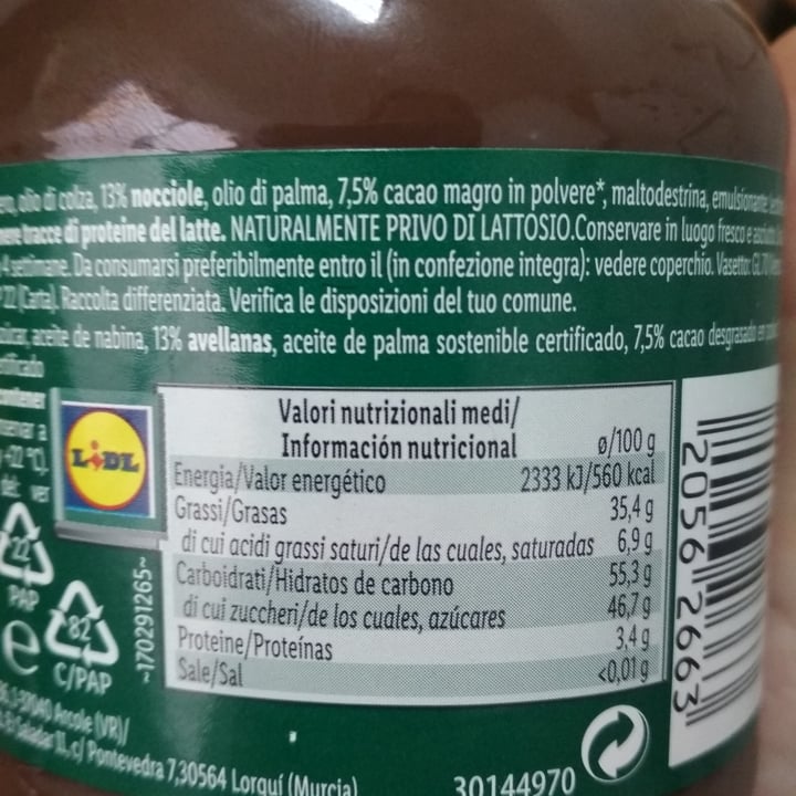 review photo of Vemondo Crema de cacao y avellanas shared by @lide on 05 Feb 2022 - review
