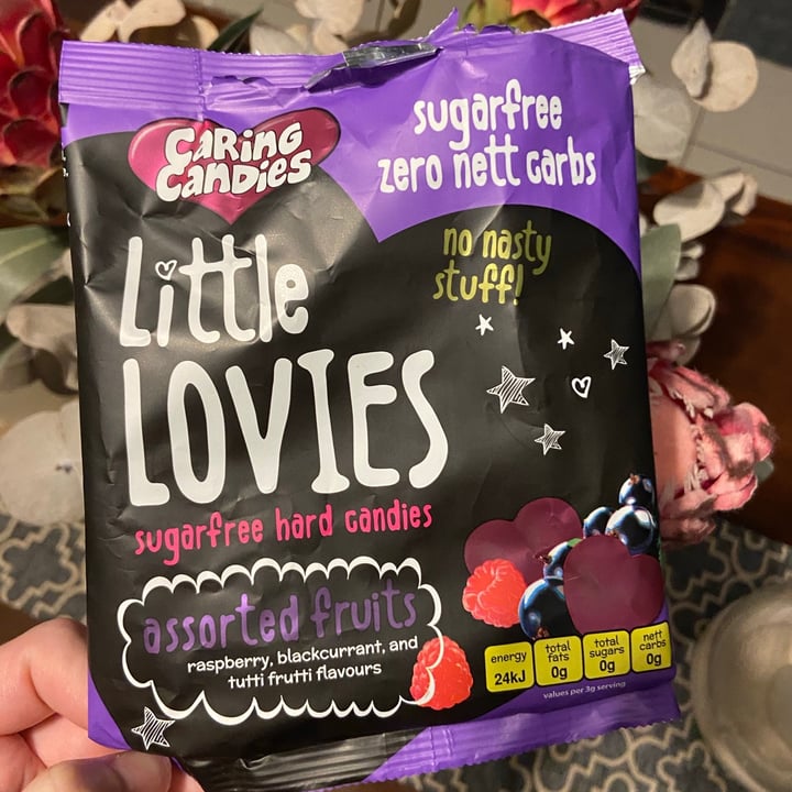 photo of Caring Candies Assorted Fruits Bon Bon shared by @plantbasedstorm on  10 Feb 2021 - review