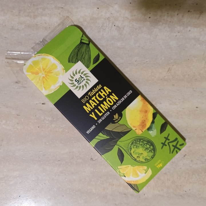 photo of Sol Natural Chocolate matcha y limón shared by @srtamatthews on  08 Jan 2021 - review