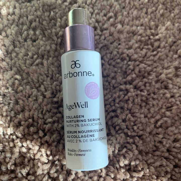 review photo of Arbonne Age well collagen nurturing serum shared by @tgugliotti on 30 Dec 2020 - review