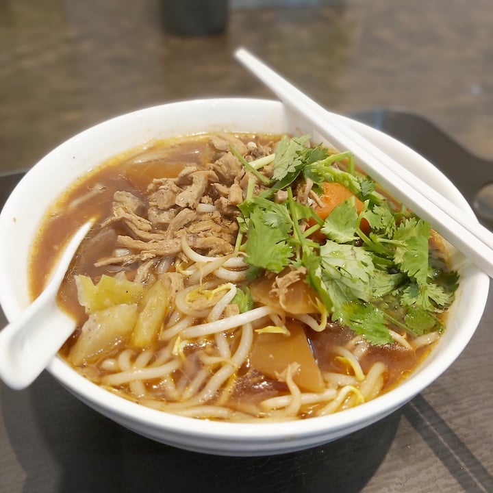 photo of North South East West Fusion Vegetarian Cuisine Beef Noodles shared by @herbimetal on  20 Mar 2022 - review