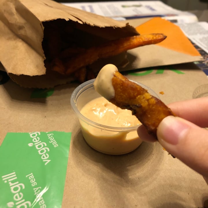 photo of Veggie Grill Sweetheart Fries shared by @chanellechu on  17 Feb 2021 - review