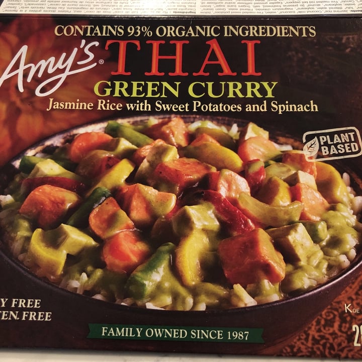 review photo of Amy’s Thai Green Curry shared by @threelittlebirdsfarm on 08 Jul 2021 - review