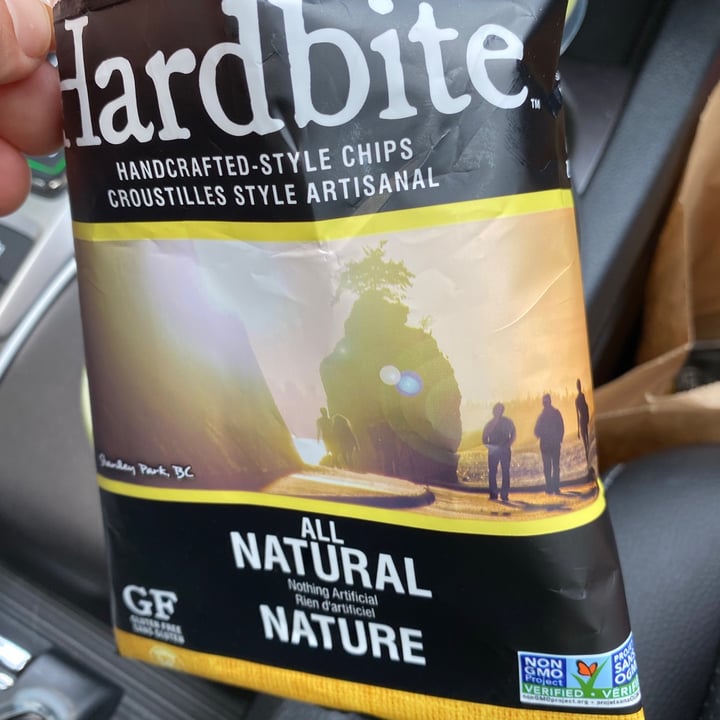 photo of Hardbite All Natural Chips shared by @veganmika on  08 Jul 2021 - review