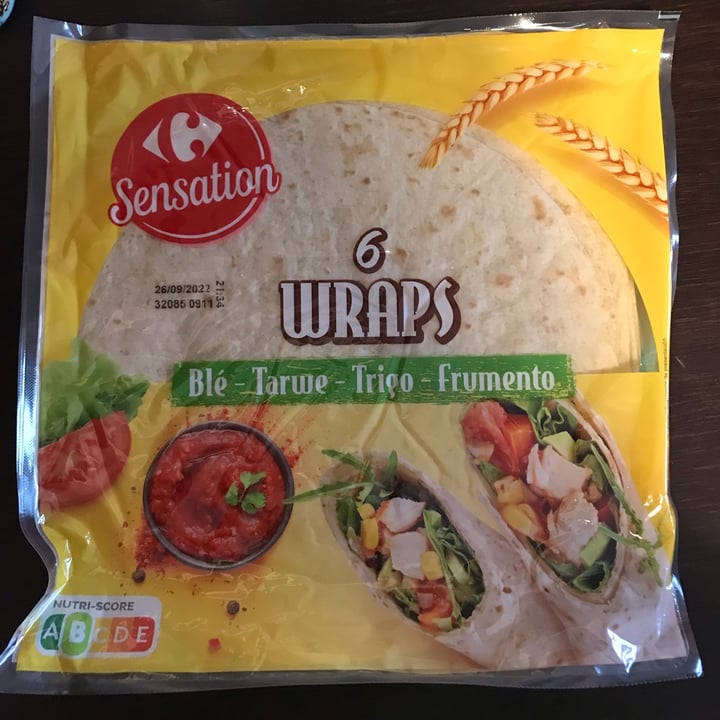 photo of Carrefour Wraps shared by @ilariastefania on  06 May 2022 - review