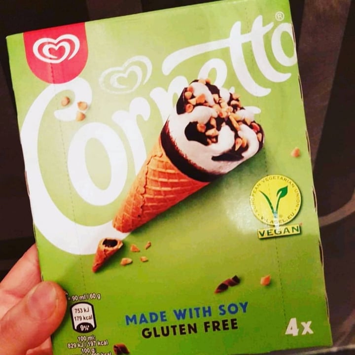 photo of Cornetto Cornetto (Vegan, Made With Soy) shared by @lulexfiolieen on  25 Apr 2020 - review