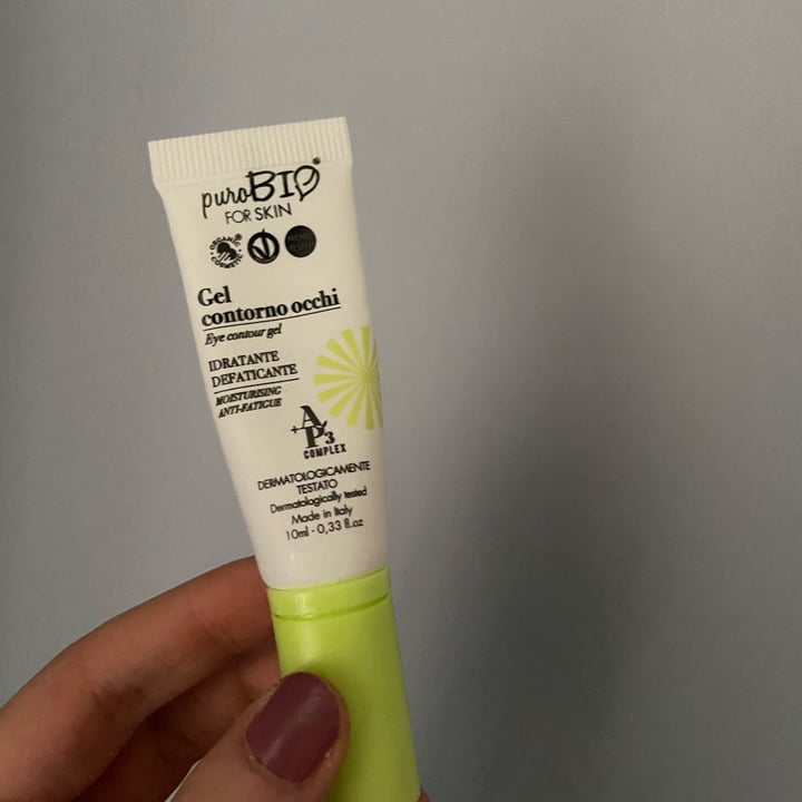 photo of PuroBIO Cosmetico Gel contorno occhi shared by @giorgiaclem on  17 Mar 2022 - review