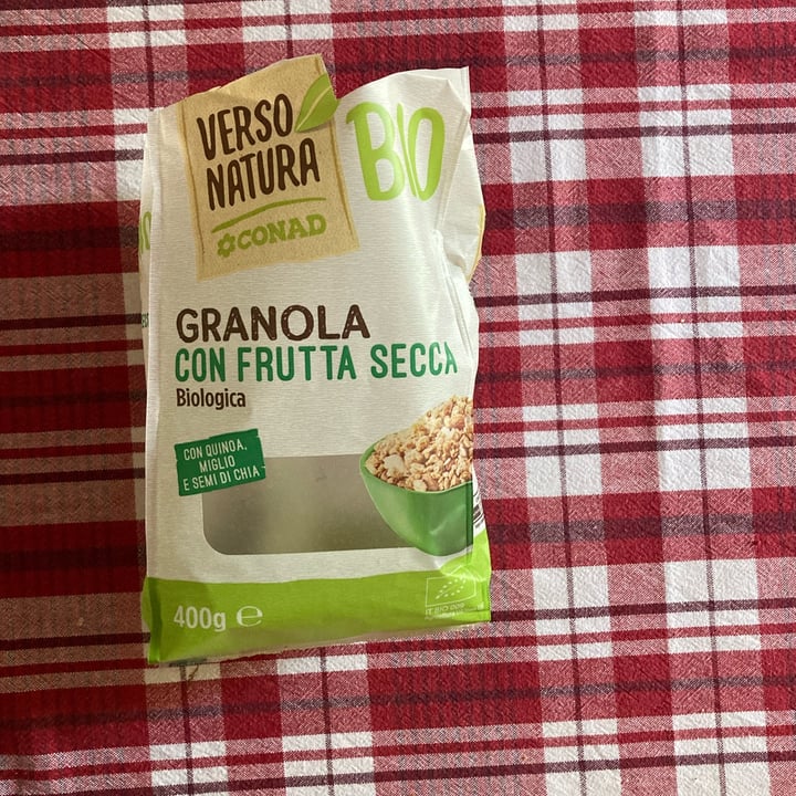 photo of Verso Natura Conad Bio  Granola con frutta secca shared by @lucybea on  24 Jul 2022 - review