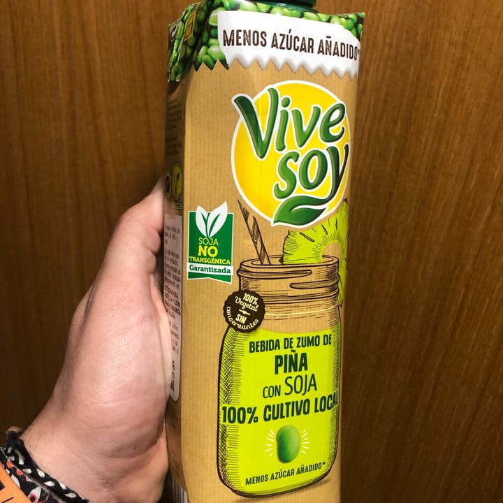 photo of ViveSoy Bebida de piña y soja shared by @jaavime on  06 Jul 2021 - review