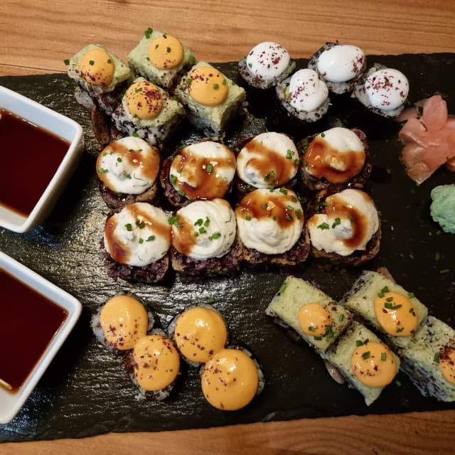 菜肴“Menú Degustación”的照片