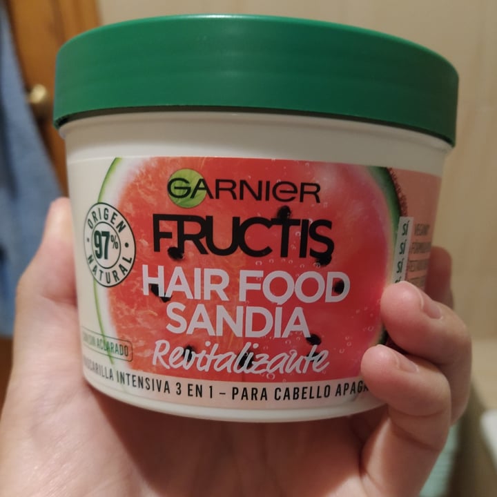 photo of Garnier Fructis Hair Food Sandia shared by @marinasnchez on  02 Sep 2022 - review