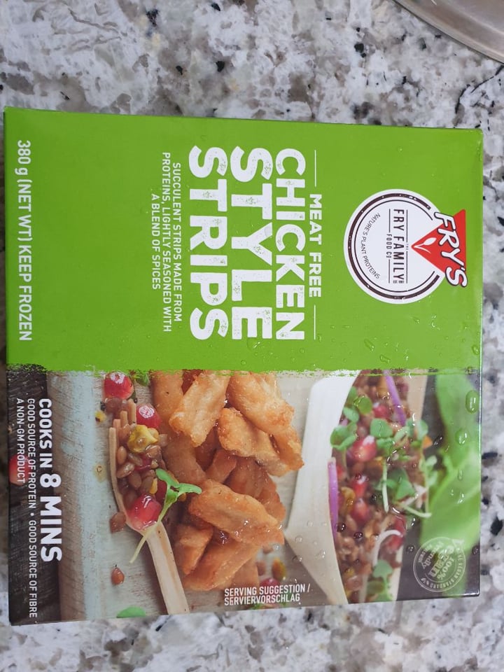 photo of Fry's Family Food Lightly Seasoned Chicken Style Strips shared by @tilana85 on  13 Apr 2020 - review