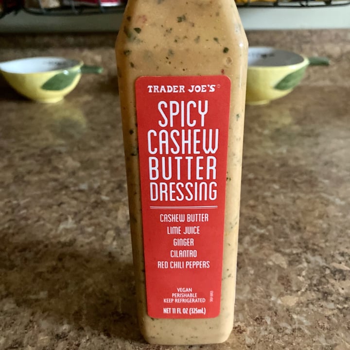 review photo of Trader Joe's Spicy Cashew Butter Dressing shared by @plantbase6 on 06 Oct 2021 - review