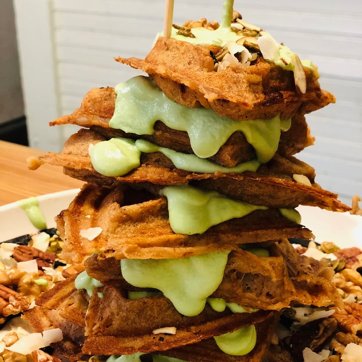 review photo of Daily Green Waffle Tower shared by @michaelaplantzzer on 27 Apr 2020 - review