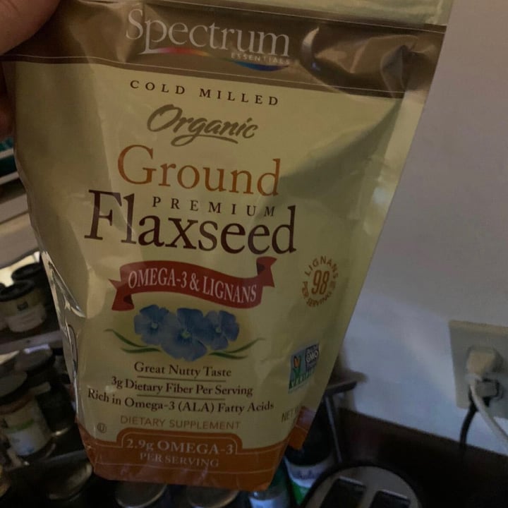 photo of Spectrum Culinary Flaxseed shared by @papiisgoingvegan on  29 Jun 2020 - review