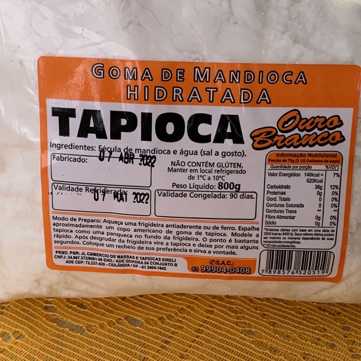 review photo of Ouro branco Goma de tapioca shared by @bellafon on 17 Apr 2022 - review