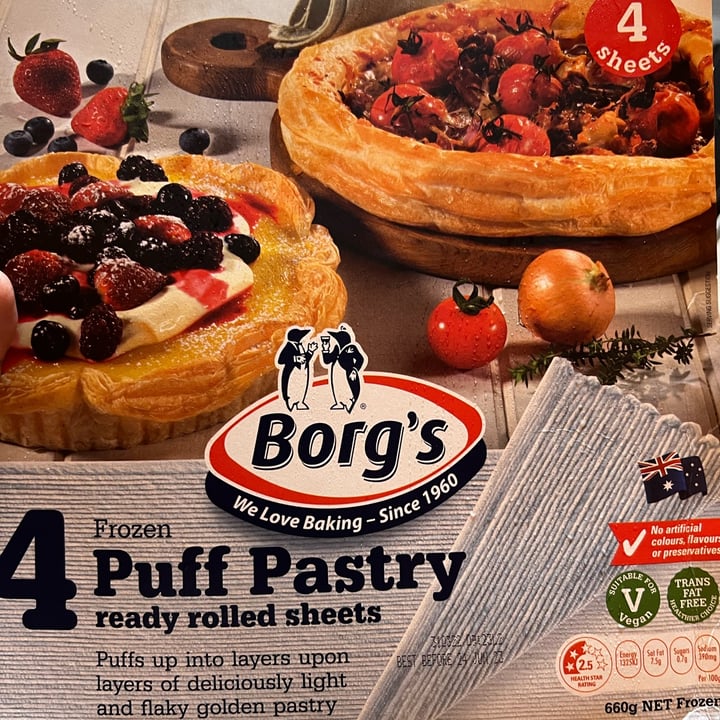 photo of Borg’s Puff Pastry shared by @crueltyfreetan on  01 Sep 2022 - review