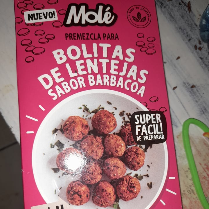 photo of Molé Premezcla para bolitas de lentejas sabor barbacoa shared by @antomayol on  22 Oct 2022 - review