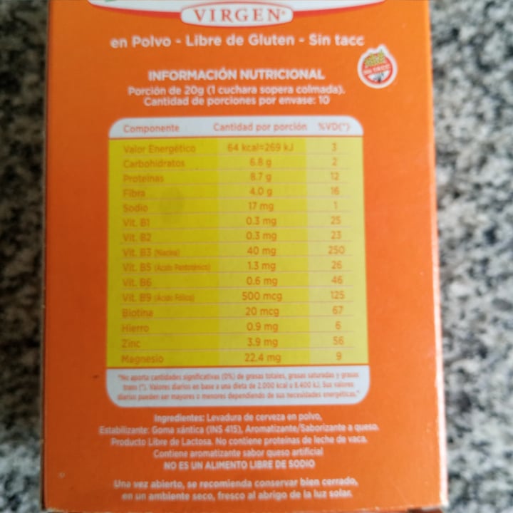 review photo of Nutrileva Levadura de Cerveza sabor Queso shared by @loegozcue on 04 Mar 2021 - review