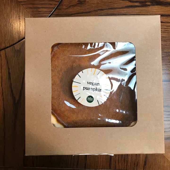 photo of Whole Foods Market Vegan Pumpkin Pie shared by @dianna on  06 Dec 2020 - review