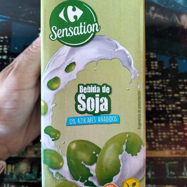 photo of Carrefour Sensation Bebida de soja 0% azúcares shared by @aileon on  06 Sep 2022 - review