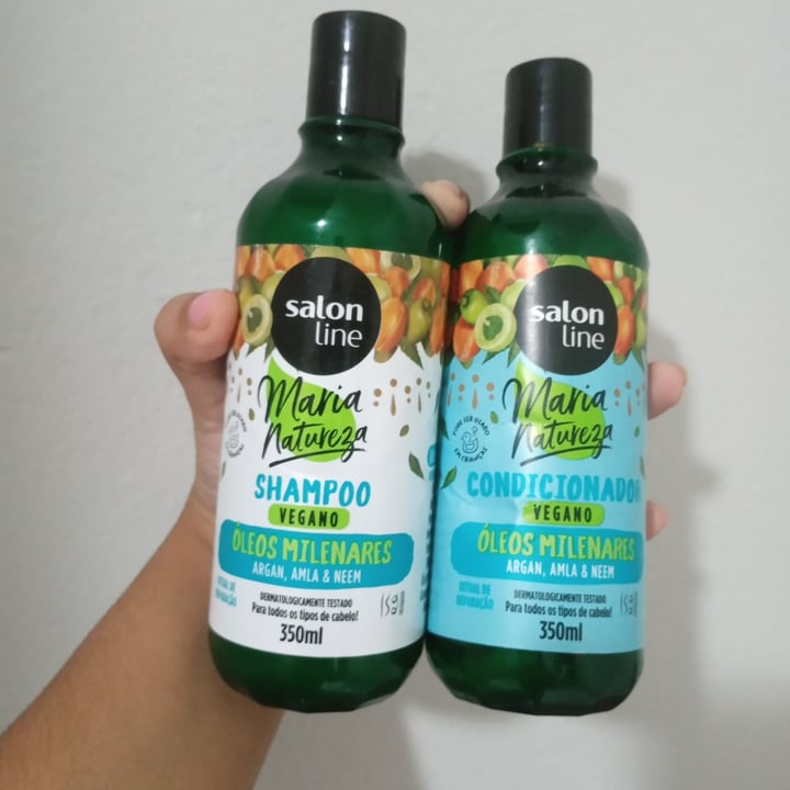 photo of Salon line Maria natureza shampoo e condicionador shared by @larissa13 on  09 Jan 2022 - review