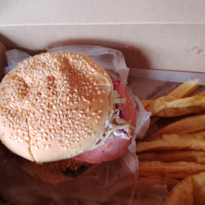 photo of Nuevo mundo (Delivery) Burguer Crispy shared by @antiespecistaszs on  21 Feb 2022 - review