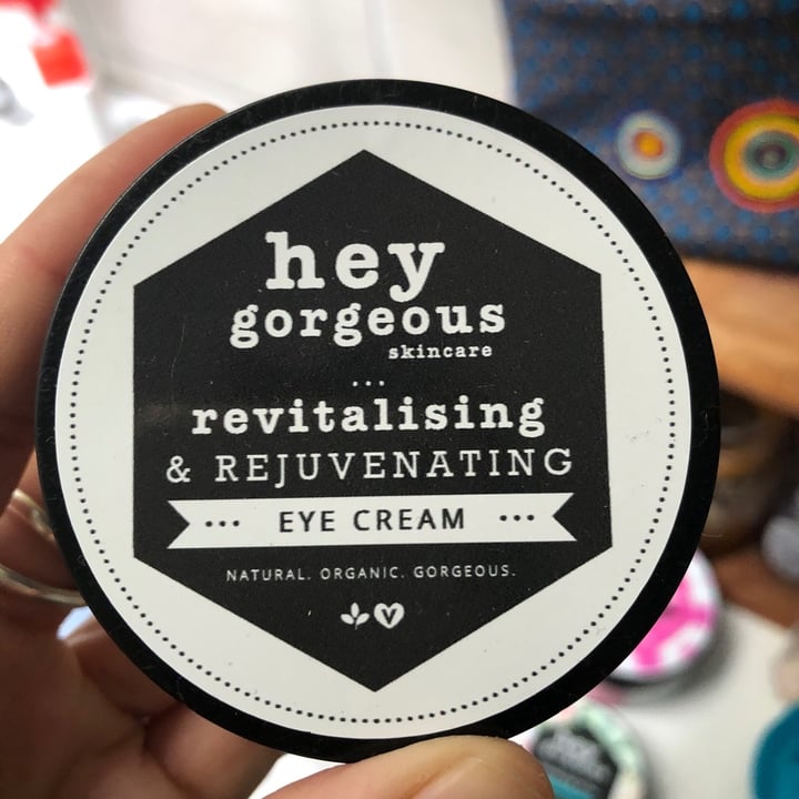 photo of Hey Gorgeous Revitalizing And Rejuvenating Eye Cream shared by @southernveganupnorth on  15 Nov 2019 - review