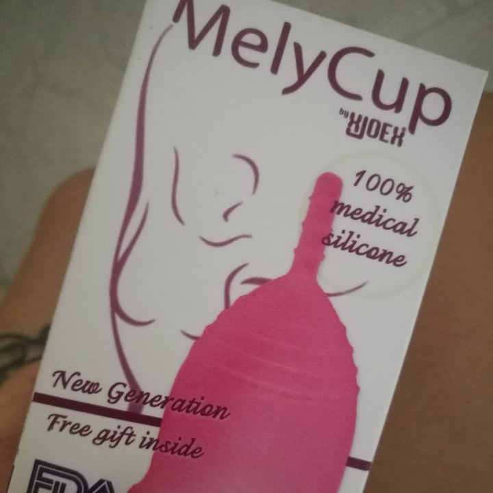 photo of Mely cup xjoex Coppetta mestruale shared by @unatempestavegana on  26 Jun 2021 - review