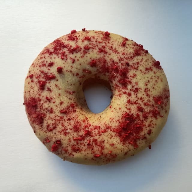 Photo of the dish “Doughnut Haus White Chocolate & Raspberry”