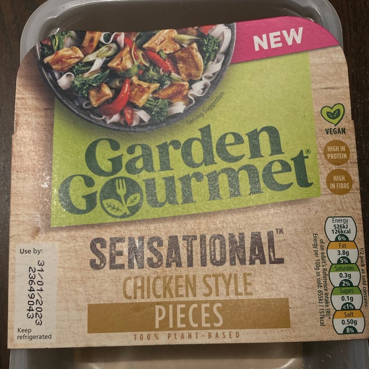 photo of Garden Gourmet Sensational Chicken Style Pieces shared by @rayray96 on  14 Jan 2023 - review