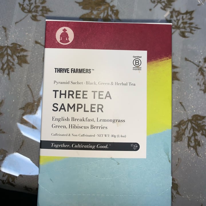 photo of Thrive Farmers Three Tea Sampler shared by @usa-ute on  22 Sep 2022 - review