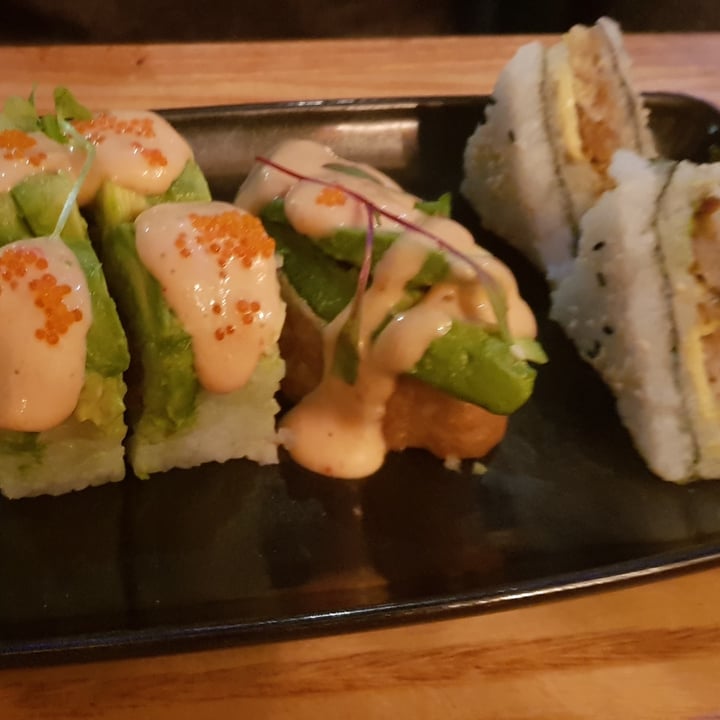 photo of John Dory's Bedford Centre Plant Based Sushi Platter shared by @lkapelari on  11 Oct 2021 - review